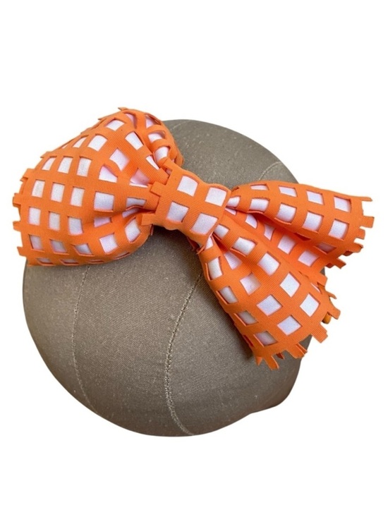 Other - 4/$25 Orange Gingham Bow Headband